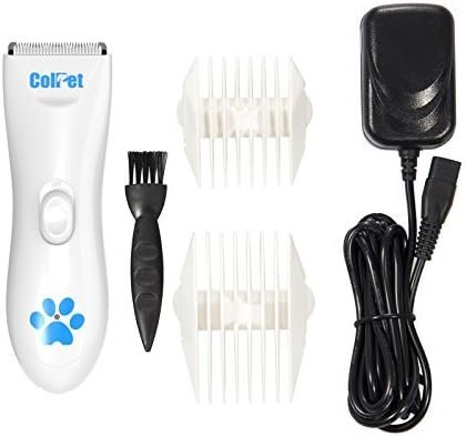ColPet Dog Clippers, Rechargeable Electric Cat Hair Trimmer Waterproof Pet Grooming Tool with Double Blades - Image 7