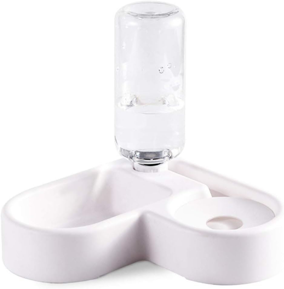 Pet Bowl Feeder Automatic Water Food Bowl Coner Dog Bowl Cat Bowl Space Saver Bowl Pet Water Bottle