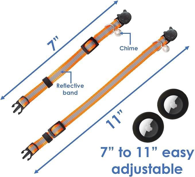 Reflective-Breakaway Cat Collars with Bells - Image 8