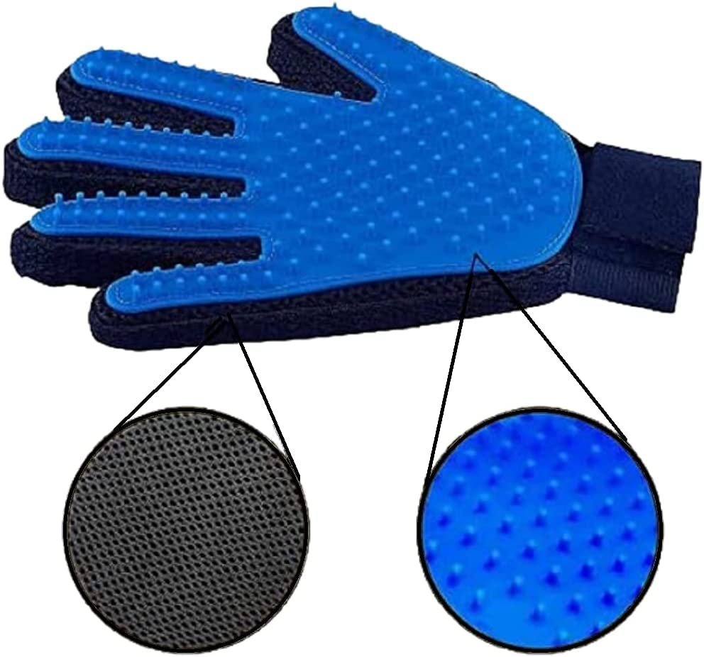 Pet Hair Grooming Glove- Gentle Pet Hair Deshedding glove and Bath Tool - Image 5