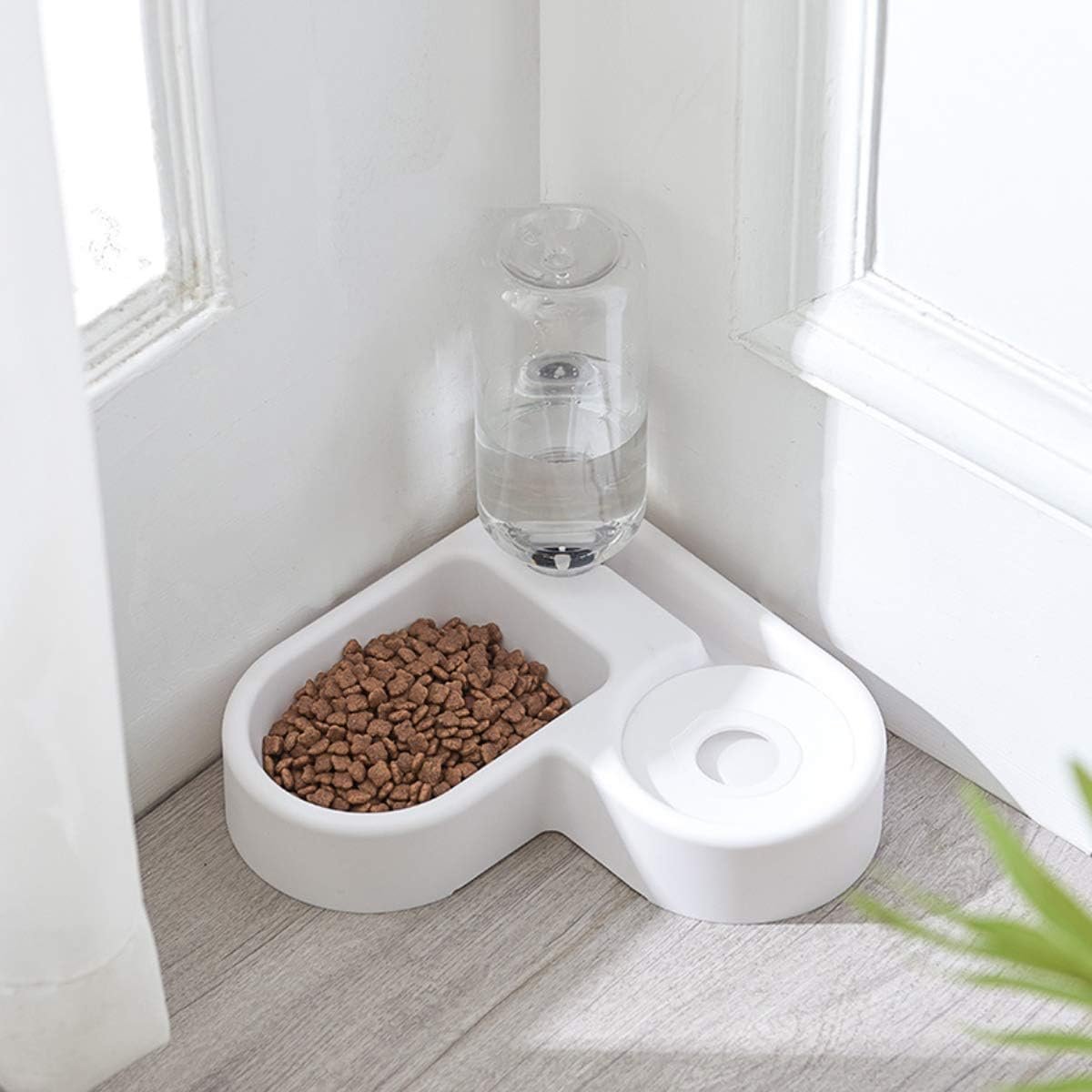 Pet Bowl Feeder Automatic Water Food Bowl Coner Dog Bowl Cat Bowl Space Saver Bowl Pet Water Bottle - Image 7