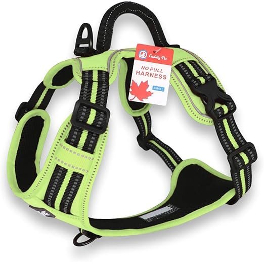 Dog Harness No Pull, Walking Pet Harness with 2 Metal Rings and Handle Reflective Breathable Oxford Soft Vest Easy Control Front Clip Harness for Large Dogs (XL - Image 8