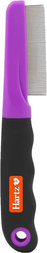 Hartz Groomer's Best Flea Comb for Dogs and Cats, Fine-Toothed Flea Comb to Remove Fleas & Flea Eggs, Gentle Pet Comb for Detangling or Dematting Face & Paws - Image 3