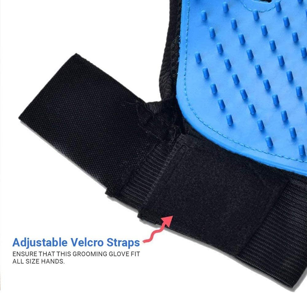 Pet Hair Grooming Glove- Gentle Pet Hair Deshedding glove and Bath Tool - Image 6