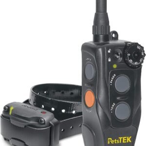 Dogtra 200NCPT Electronic Dog Training Collar with Remote for Small Dogs to Large Dogs - 2640 ft range, Vibration, Tone, 100 Stimulation Levels, Safety Lock, Waterproof, Rechargeable, PetsTEK Edition