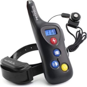 PETINCCN P690 Remote Dog Training Shock Collar 2000FT The Receiver 100% Waterproof and Rechargeable Pet Trainer Collar with 16 Levels Beep Vibrating Sport Electric 1 Collar Dog (8-100lbs)