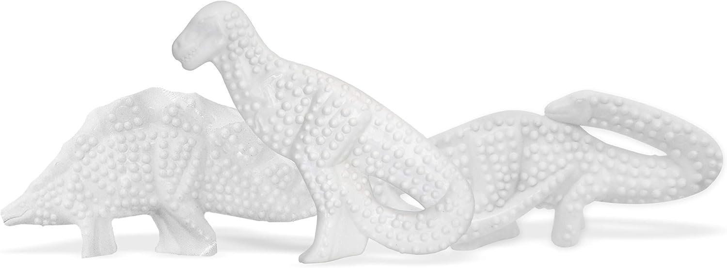 Nylabone Power Chew Dental Chew Toy Durable Dinosaur Dog Toy - Image 6