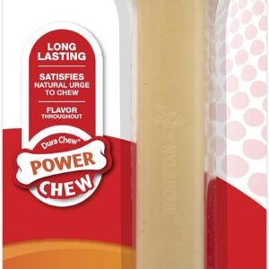 Nylabone Power Chew Classic Bone Chew Toy for Dogs, Durable Dog Toys for Aggressive Chewers