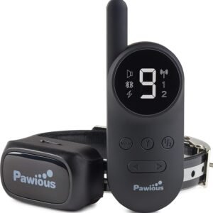 Electric Collar for Dogs - Rechargeable Remote Dog Training Collar Small Medium Large Dogs - Long Range, Waterproof, Large LED Screen, Beep, Vibration, Shock E-Collar