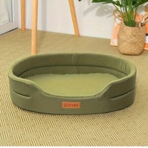 Comfort Plus Pet Bed: Spacious, Non-Slip, Breathable Design for All Seasons - Machine Washable, Ideal for Medium to Large Breeds