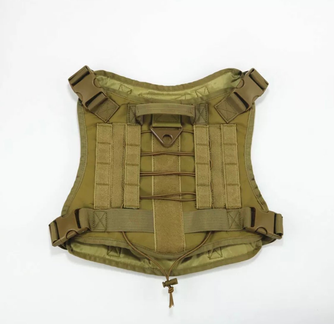 Premium Tactical Dog Harness, Military Dog Harness Patent Straps, Extended Service Dog Vest No Pull Dog Harness with Way Handles& Metal D Rings, Personalized Dog Vest (M),(L),(XL) - Image 8