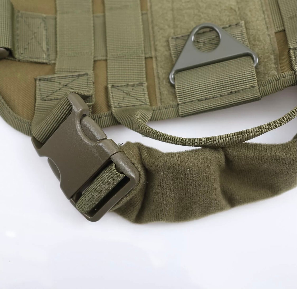 Premium Tactical Dog Harness, Military Dog Harness Patent Straps, Extended Service Dog Vest No Pull Dog Harness with Way Handles& Metal D Rings, Personalized Dog Vest (M),(L),(XL) - Image 9