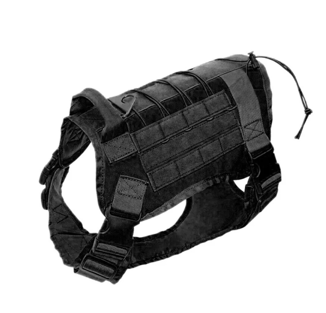 Premium Tactical Dog Harness, Military Dog Harness Patent Straps, Extended Service Dog Vest No Pull Dog Harness with Way Handles& Metal D Rings, Personalized Dog Vest (M),(L),(XL) - Image 4