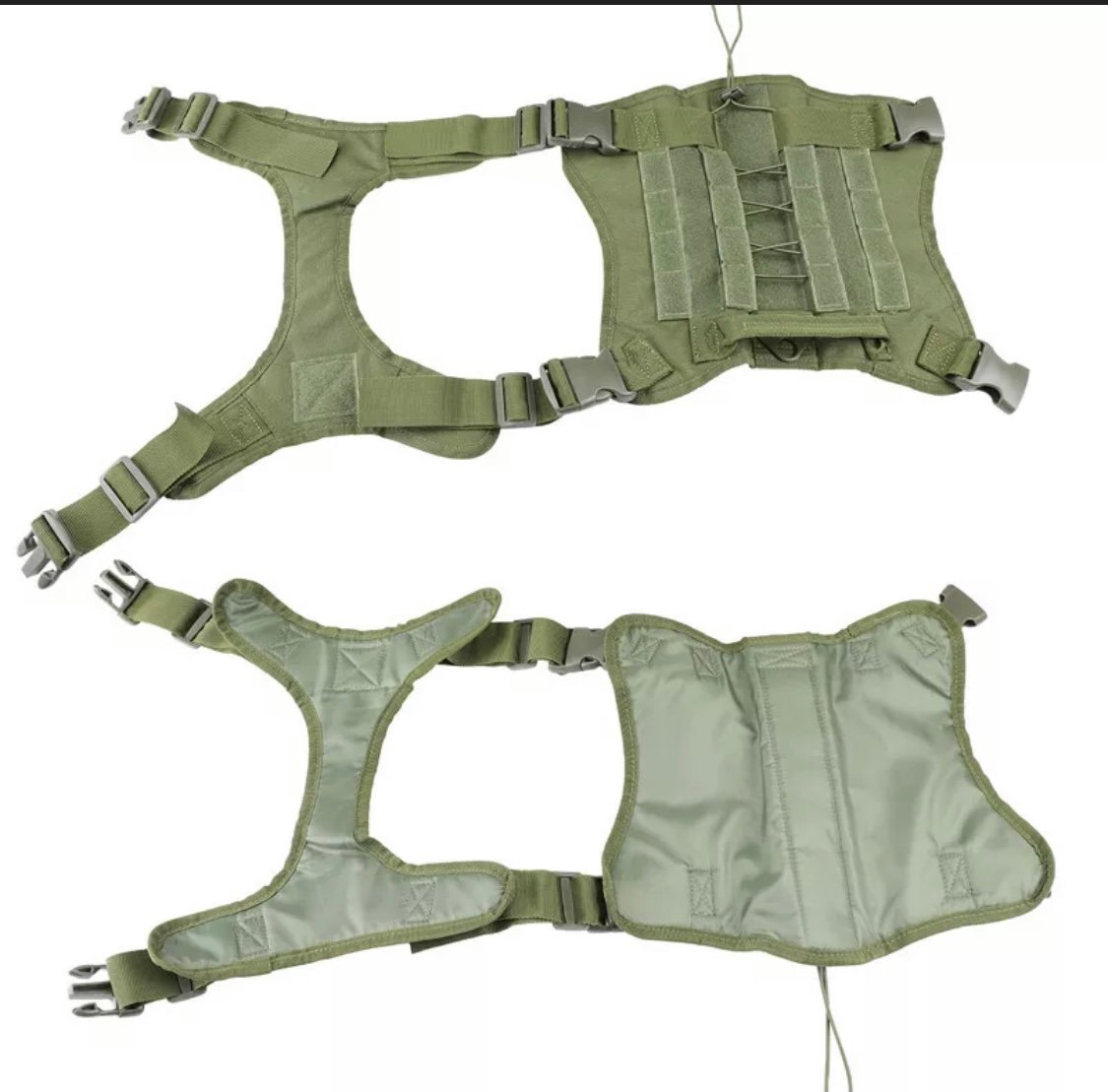 Premium Tactical Dog Harness, Military Dog Harness Patent Straps, Extended Service Dog Vest No Pull Dog Harness with Way Handles& Metal D Rings, Personalized Dog Vest (M),(L),(XL) - Image 13