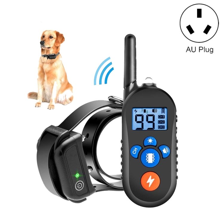 Remote Control Electric Shock Bark Stopper Vibration Warning Pet Supplies Electronic Waterproof Collar Dog Training Device