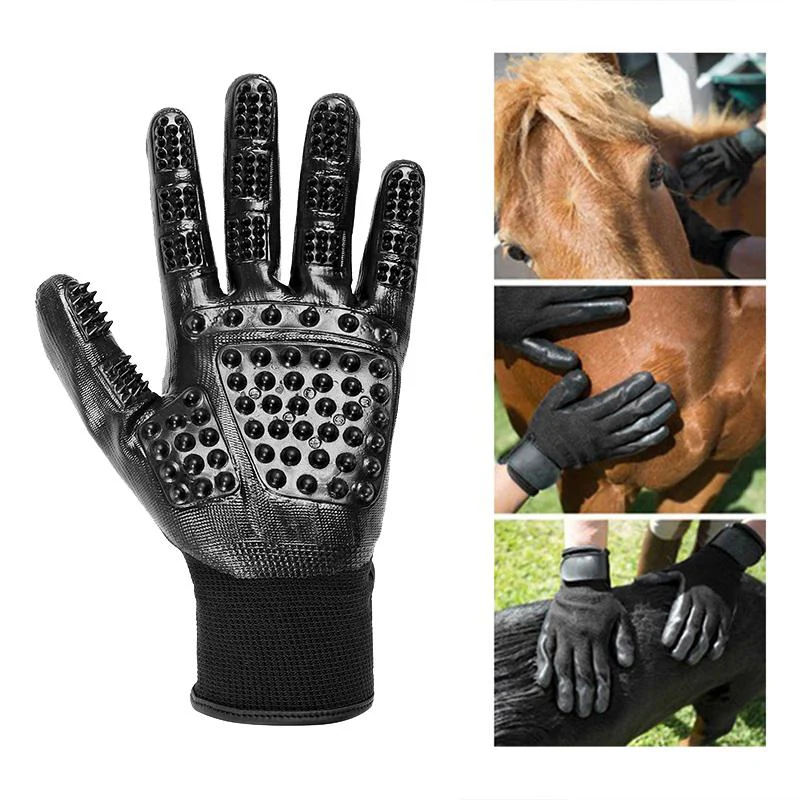 Tenex Premium Hands-on Pet Grooming DE shredding Gloves (1pair) Premium - Image 5
