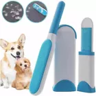 Pet Hair Remover for Couch Furniture Clothing Car Seat Lint Brush - Fur Remover - Fur & Lint Removal - Dog & Cat Hair Remover - Double-Sided Brush with Self-Cleaning Base (Blue) - Image 11