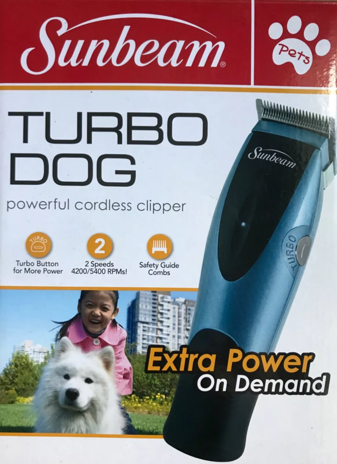 Sunbeam Turbo Dog Cordless Clipper - Image 4