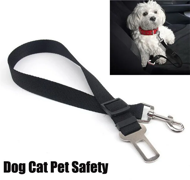 Adjustable Pet Cat Dog Car Safety Belt Collars Pet Restraint Leash Travel Clip - Image 7