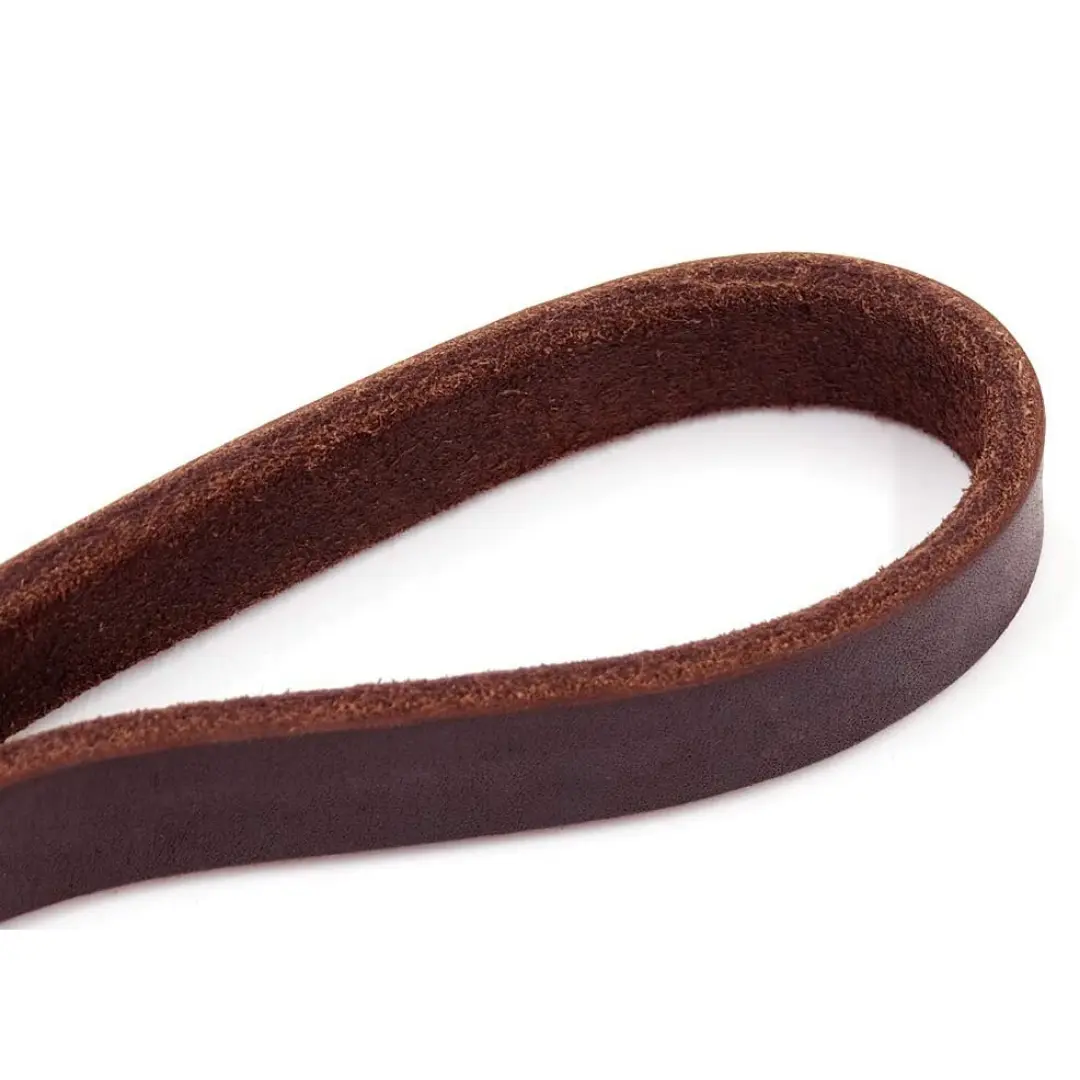 Leather Dog Leash 6 ft Leather Dog Training Leash Pet Braided Dog Leash for Large Medium Leads Rope Dogs Walking&Training (1/2 Inch,Brown) - Image 4