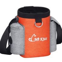 Hi Kiss Dog Treat Training Pouch,Treat Tote Carry Snacks Toys for Training Reward Walking,Solid Clip, Waist belt, Shoulder Strap, Built-in Poop Bag Dispenser - Image 4