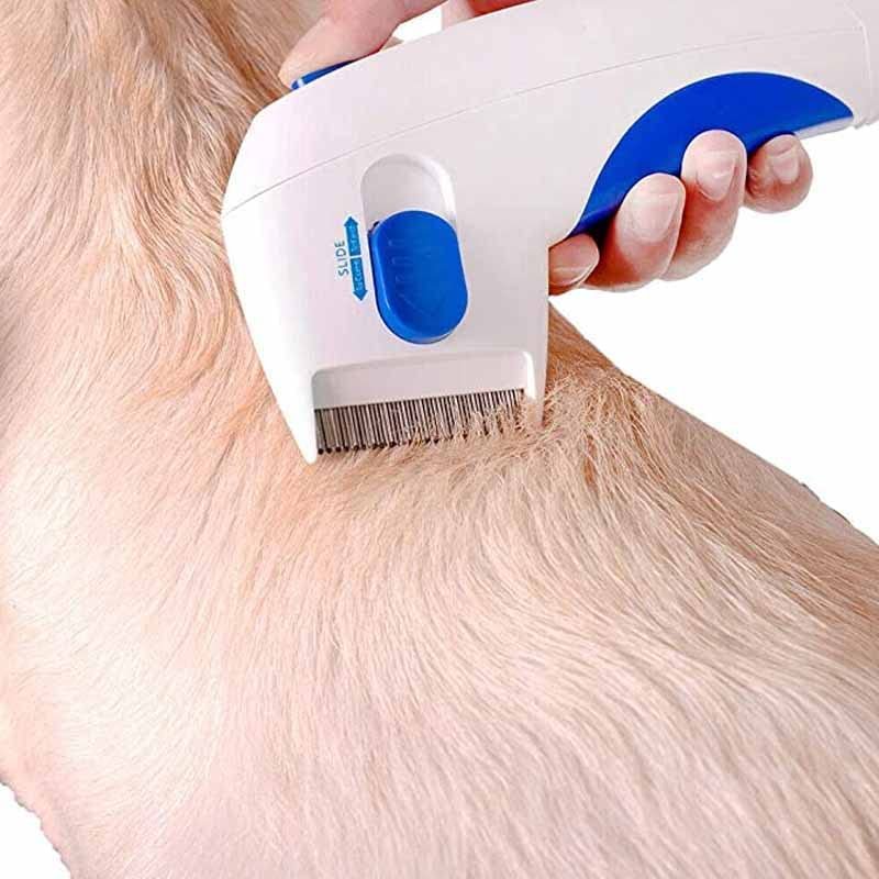 Electric Pet Comb, Stainless Steel, Effectively Removes Floating Hair for Long & Short-haired Pets like Cats/Dogs/Rabbits/ - Image 3