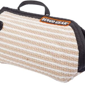 DINGO GEAR Bite Training Sleeve, Handmade of Jute, for Young Dog Training Atos S00549