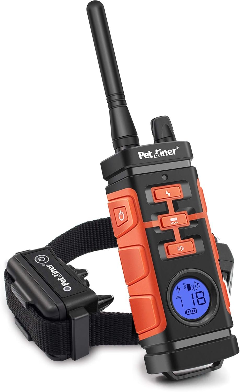 Petrainer PET616A Waterproof dog training collar with remote electric collar for dogs with Beep Vibrate Static Rechargeable Dog Training Collar