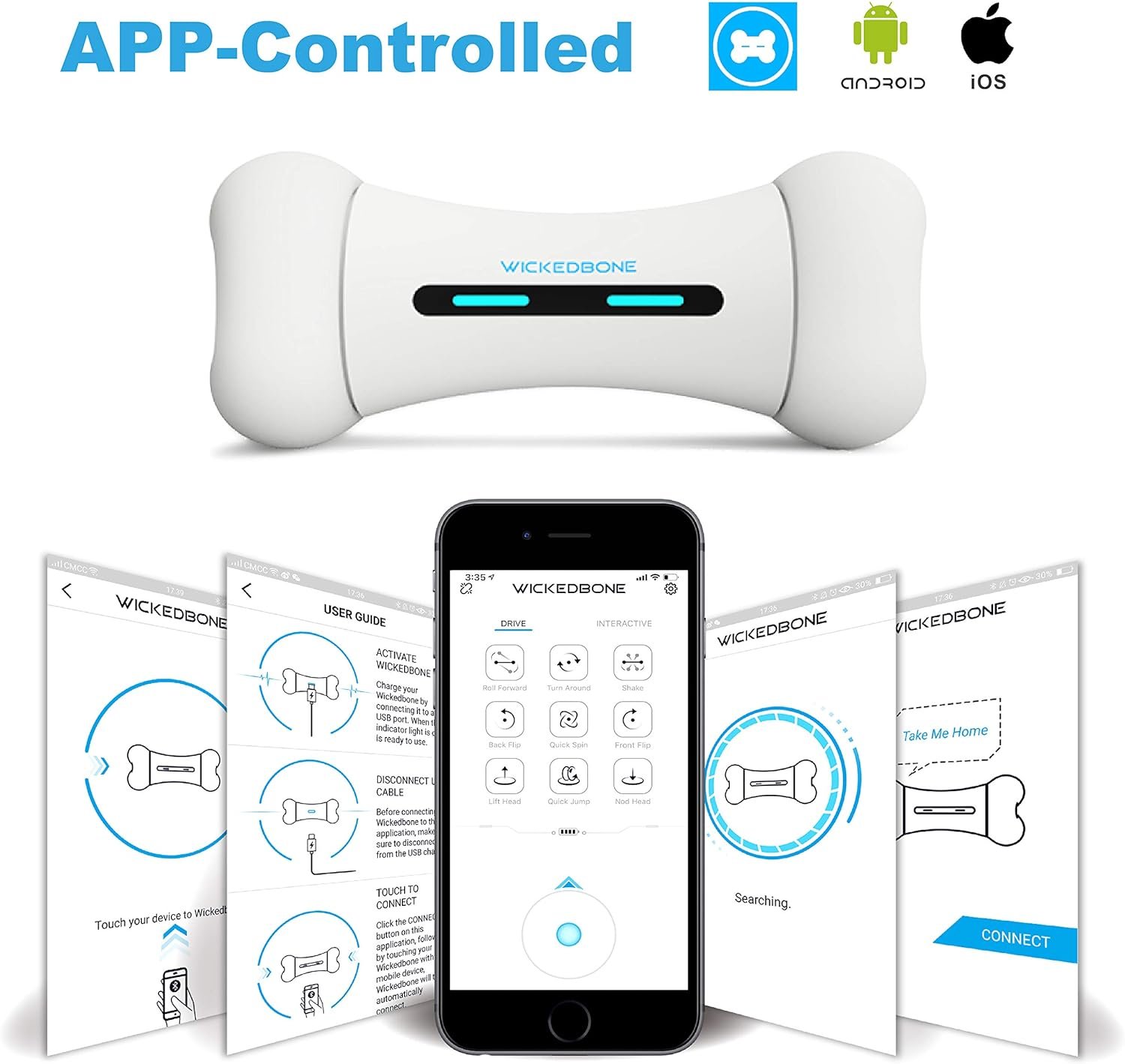 App enabled Smart wicked bone Bone, Safe, Durable and Automatic & Interactive Toy - Image 6